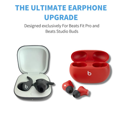 Comply Memory Foam Replacement Earbud Tips for Beats Fit Pro & Beats Studio Buds | Ultimate Comfort, Secure Fit, Superior Noise Isolation | Black, Large (3 Pairs)