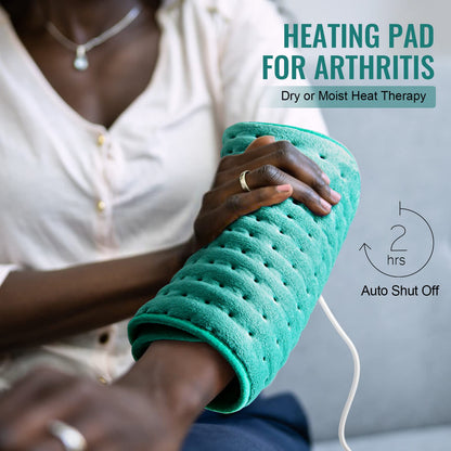 Electric Heating Pad – Alleviates Back, Neck & Shoulder Pain | Moist & Dry Heat Options | Auto Shut Off | Gifts for Women, Mom, Wife, Men and Parents – Mothers Day, Christmas and Everyday Use